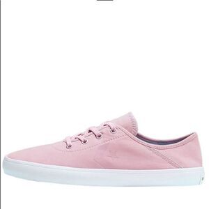 Size 8 Converse Costa Collapsible Heel Low Top Pink and White